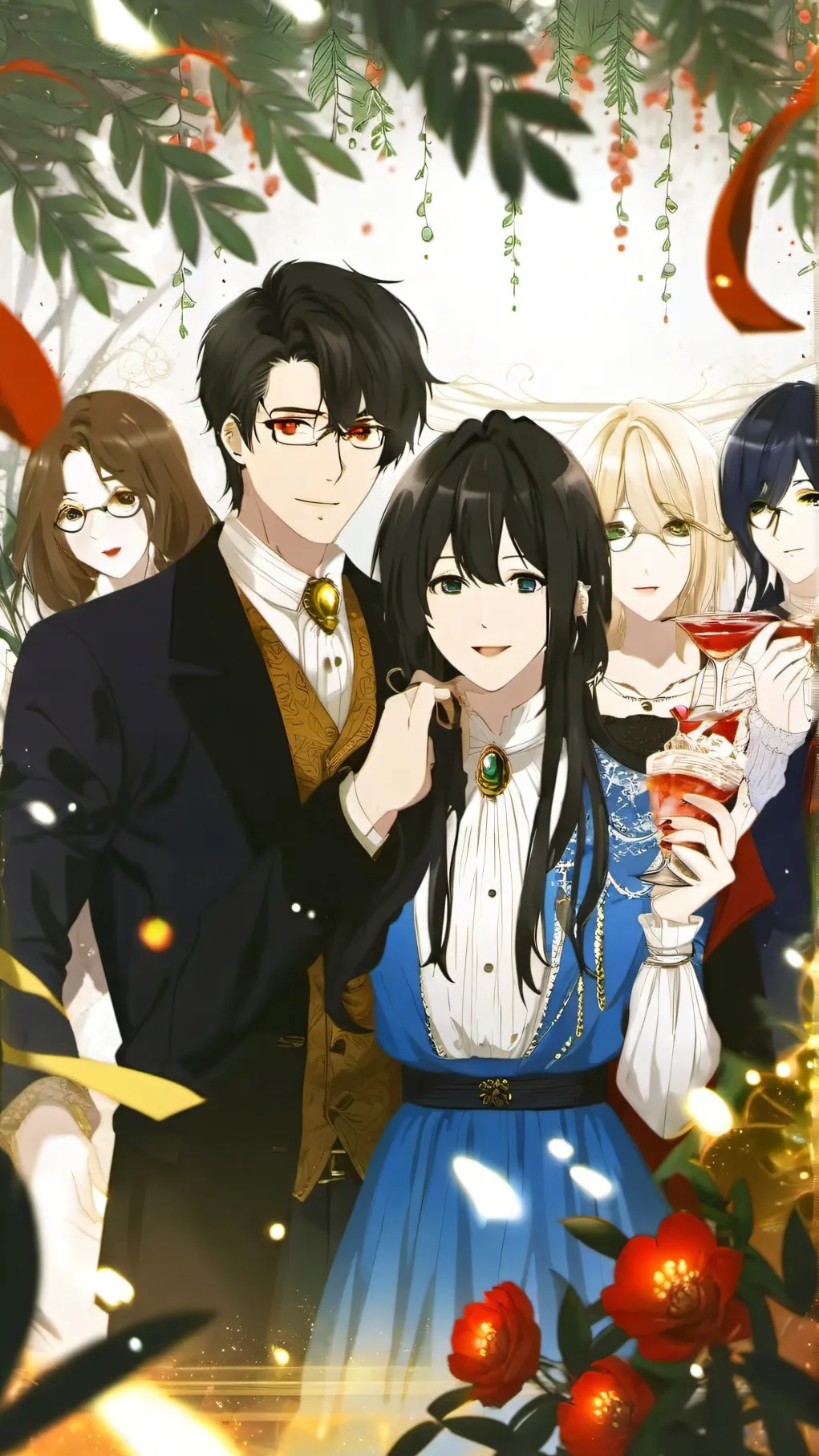 ai character: MHA TWO HEROS background