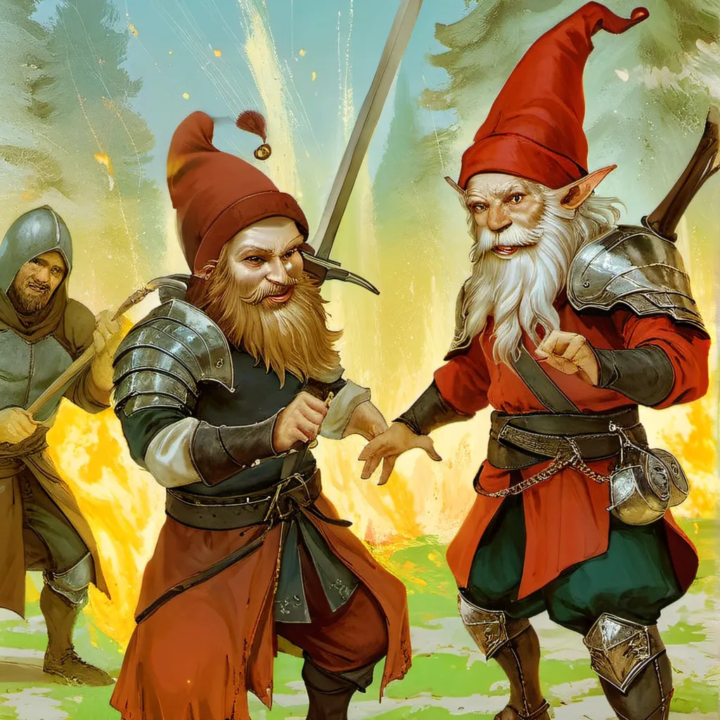 chat with ai character: Gnomes Vs Knights 