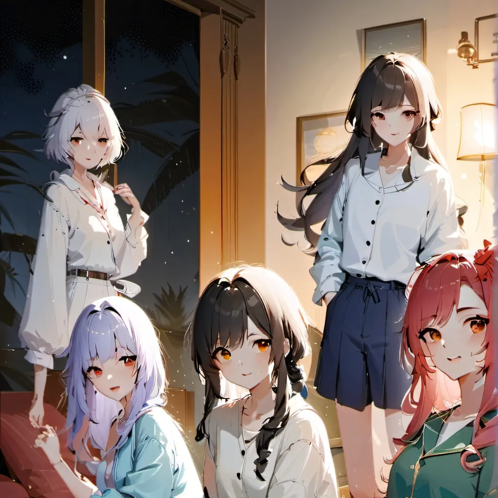 chat with ai character: Girls Sleepover