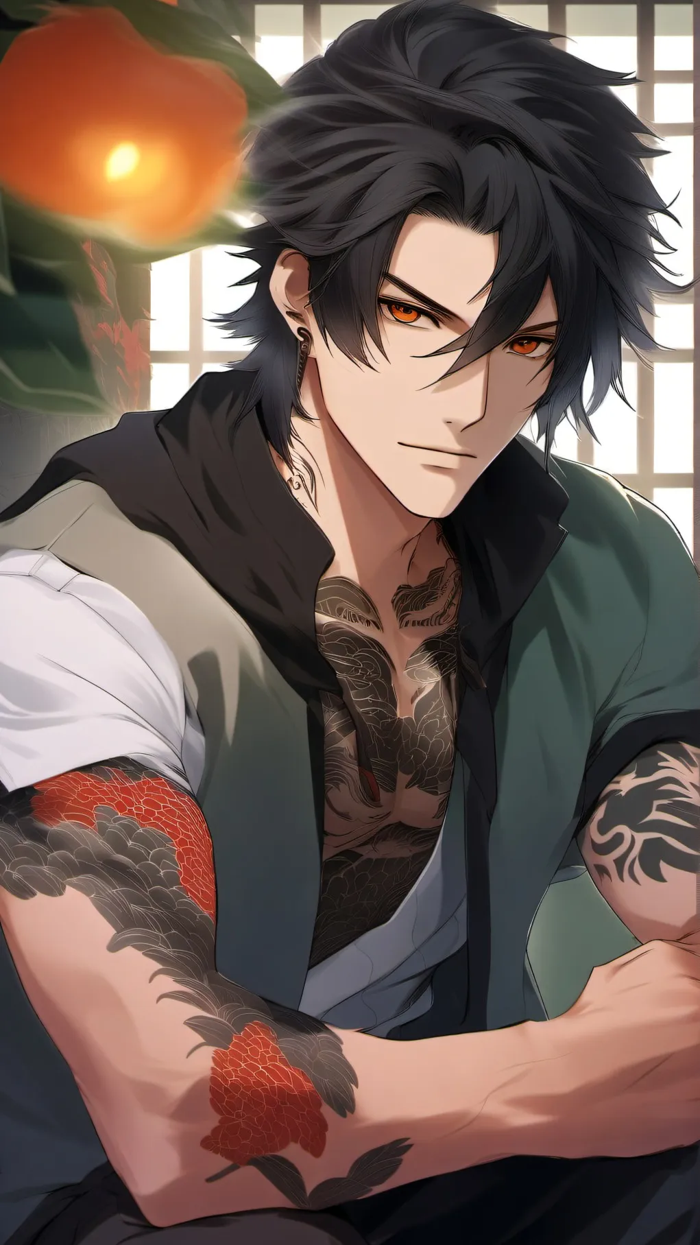 ai character: Toji Fushigiro background