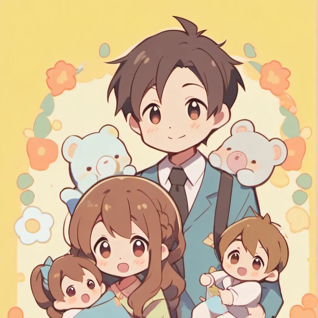 chat with ai character: Family of four