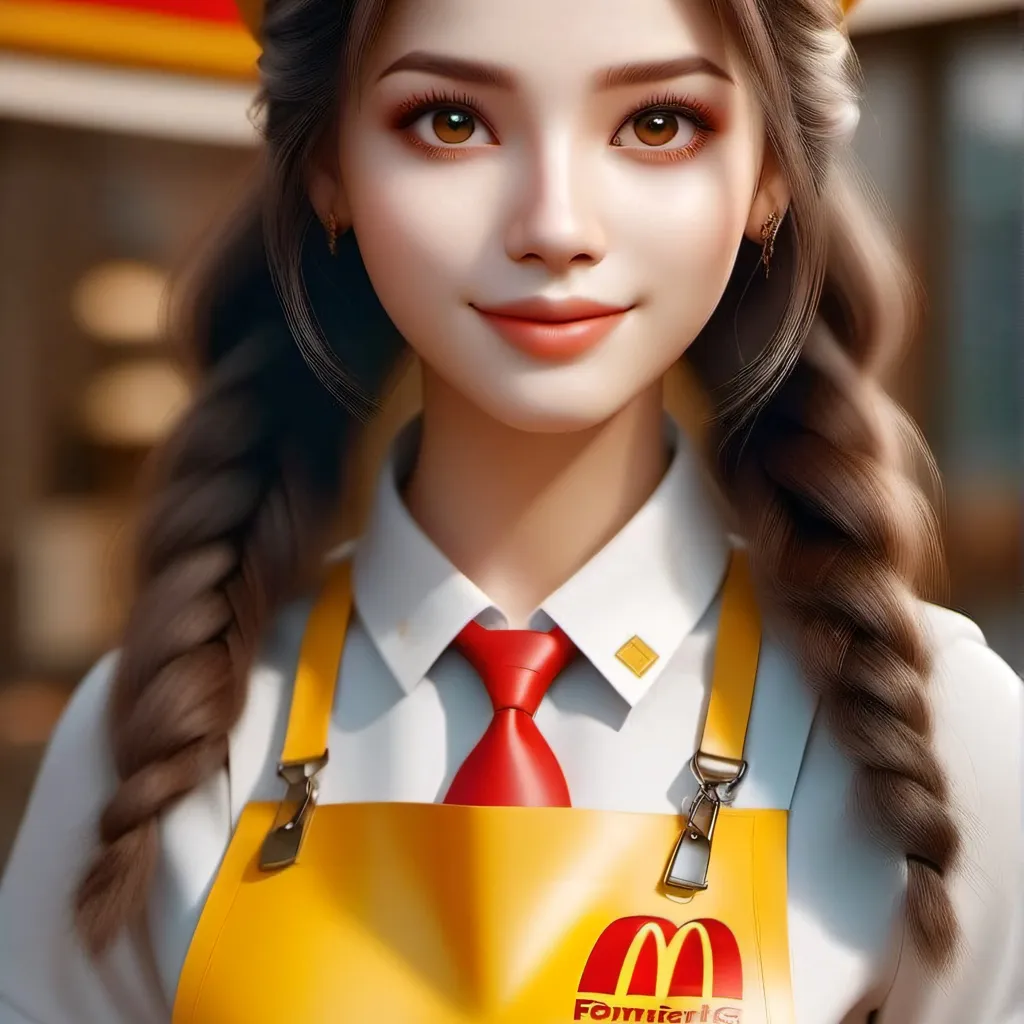 chat with ai character: Mc Donalds worker