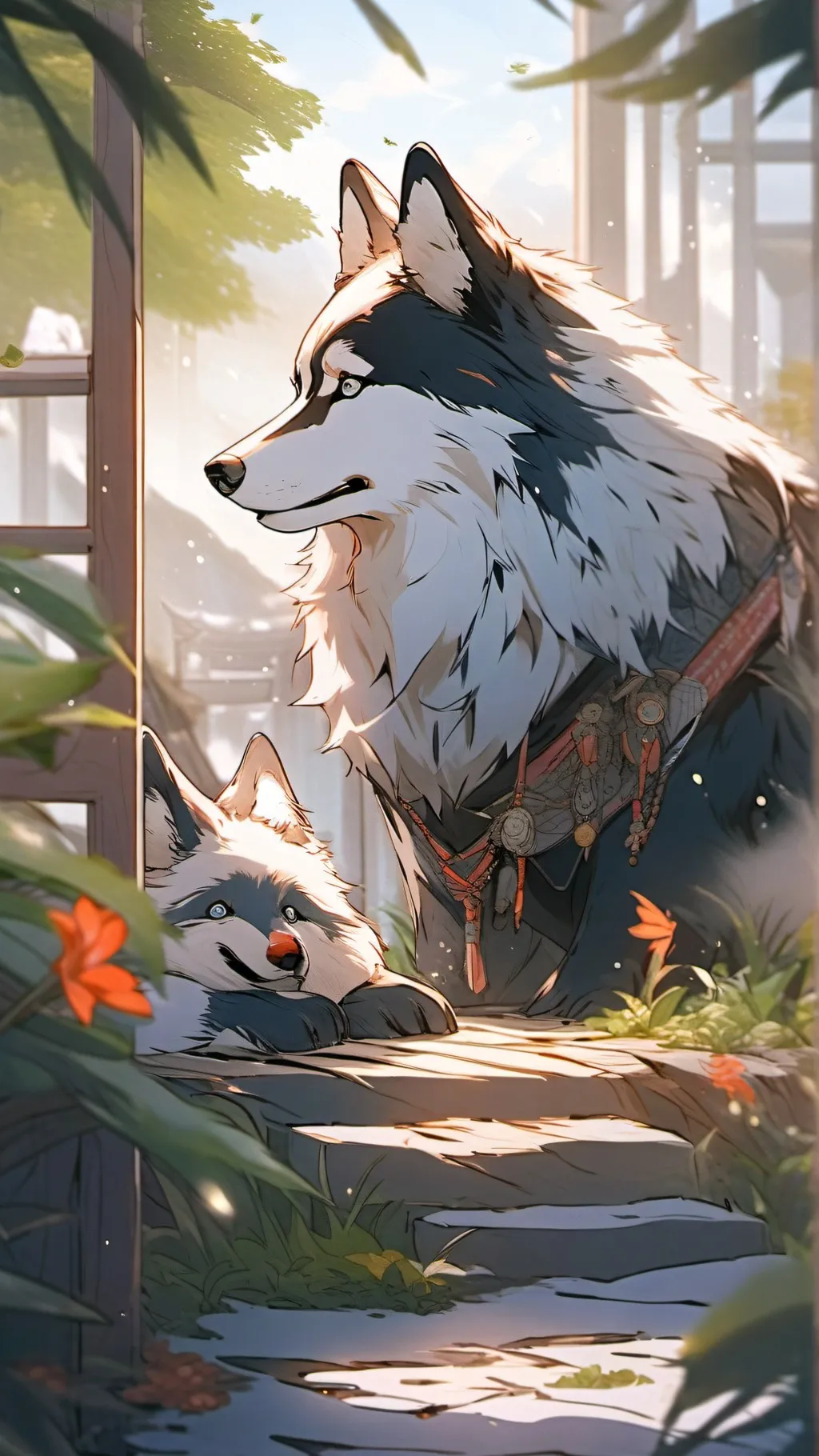 ai character: Learing helper background