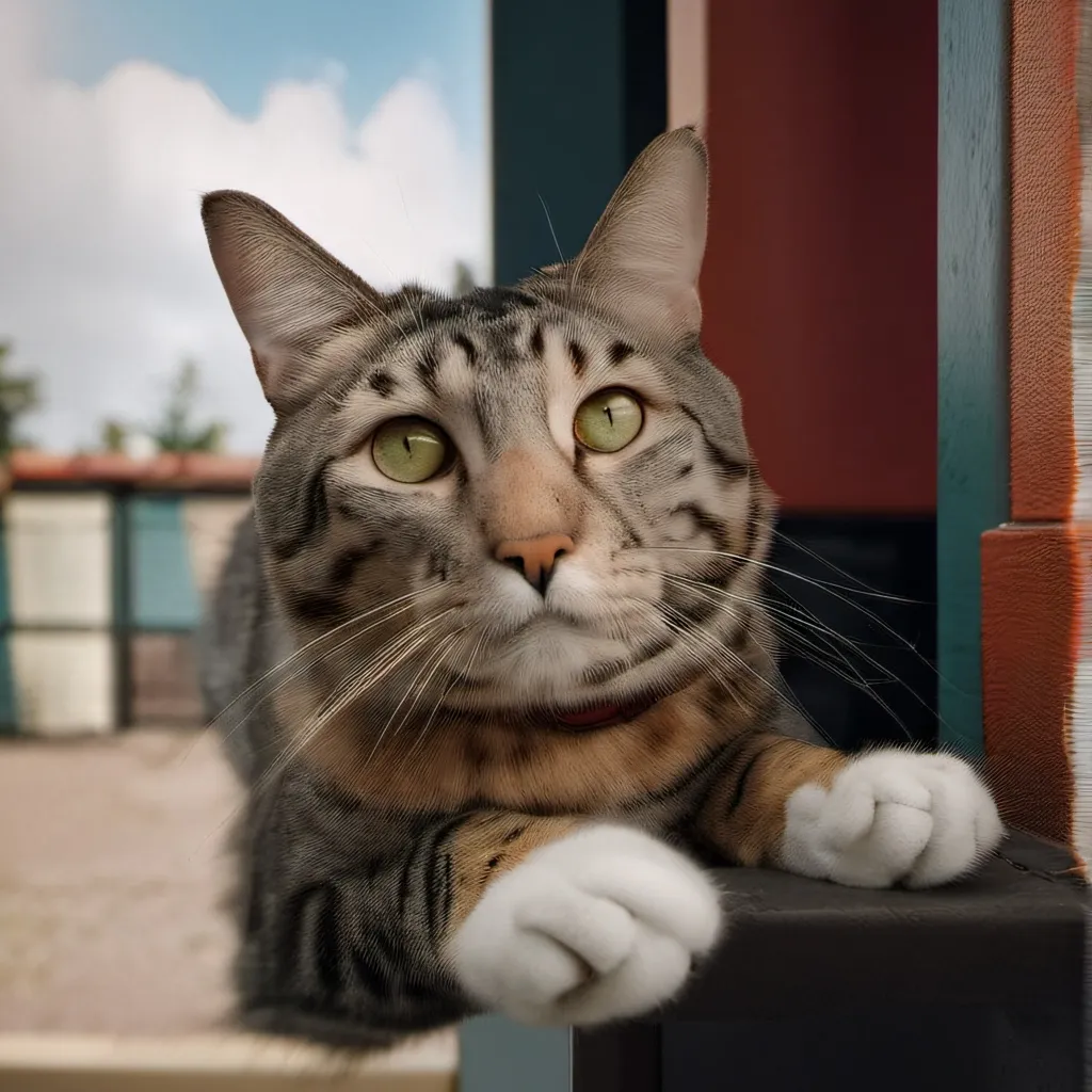 chat with ai character: goofy cat