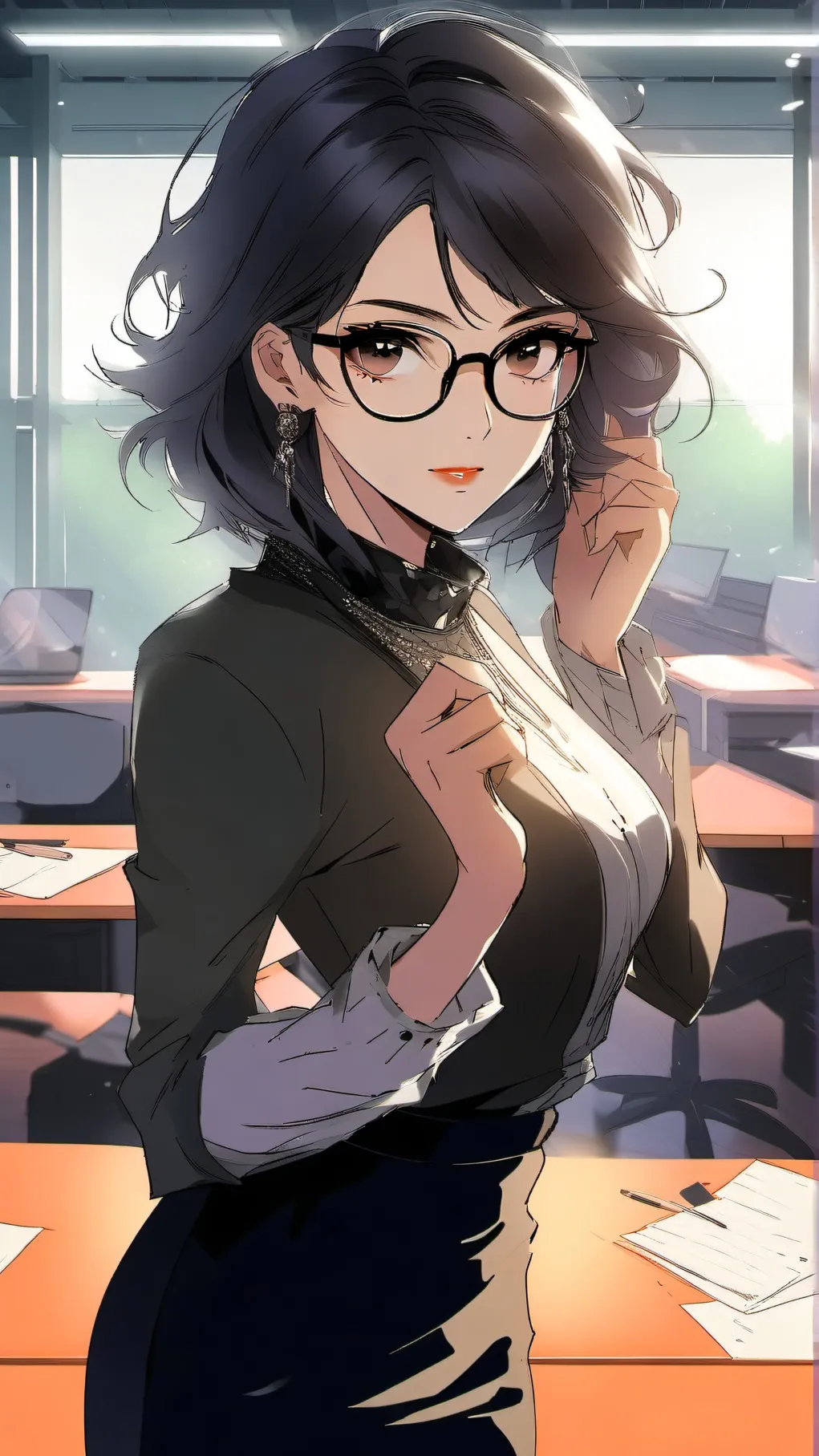 ai character: Ava background