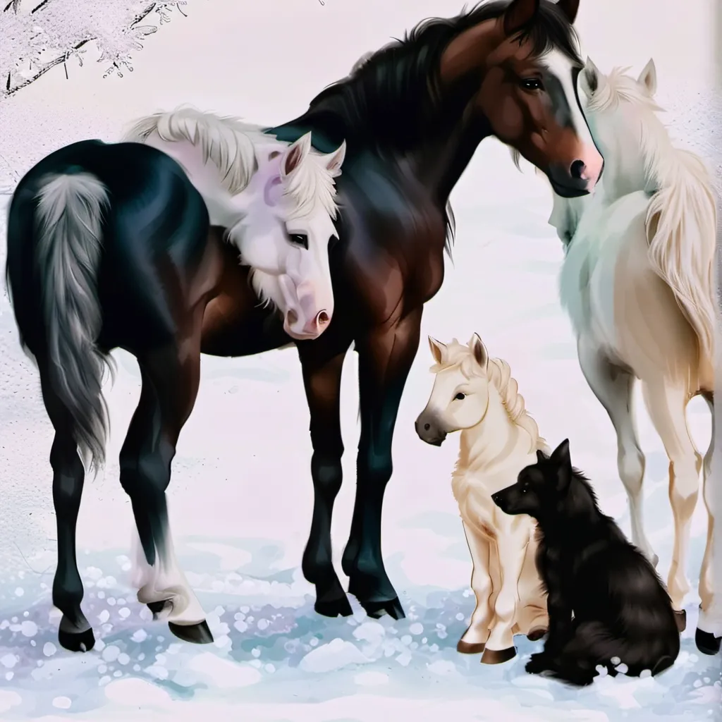 chat with ai character: a foal in a group 