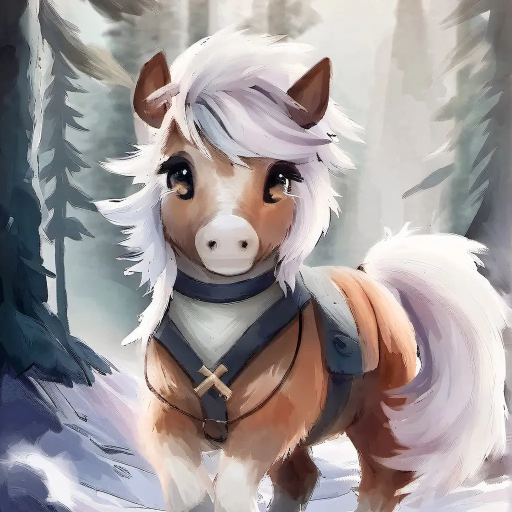 chat with ai character: bumble a fat foal 