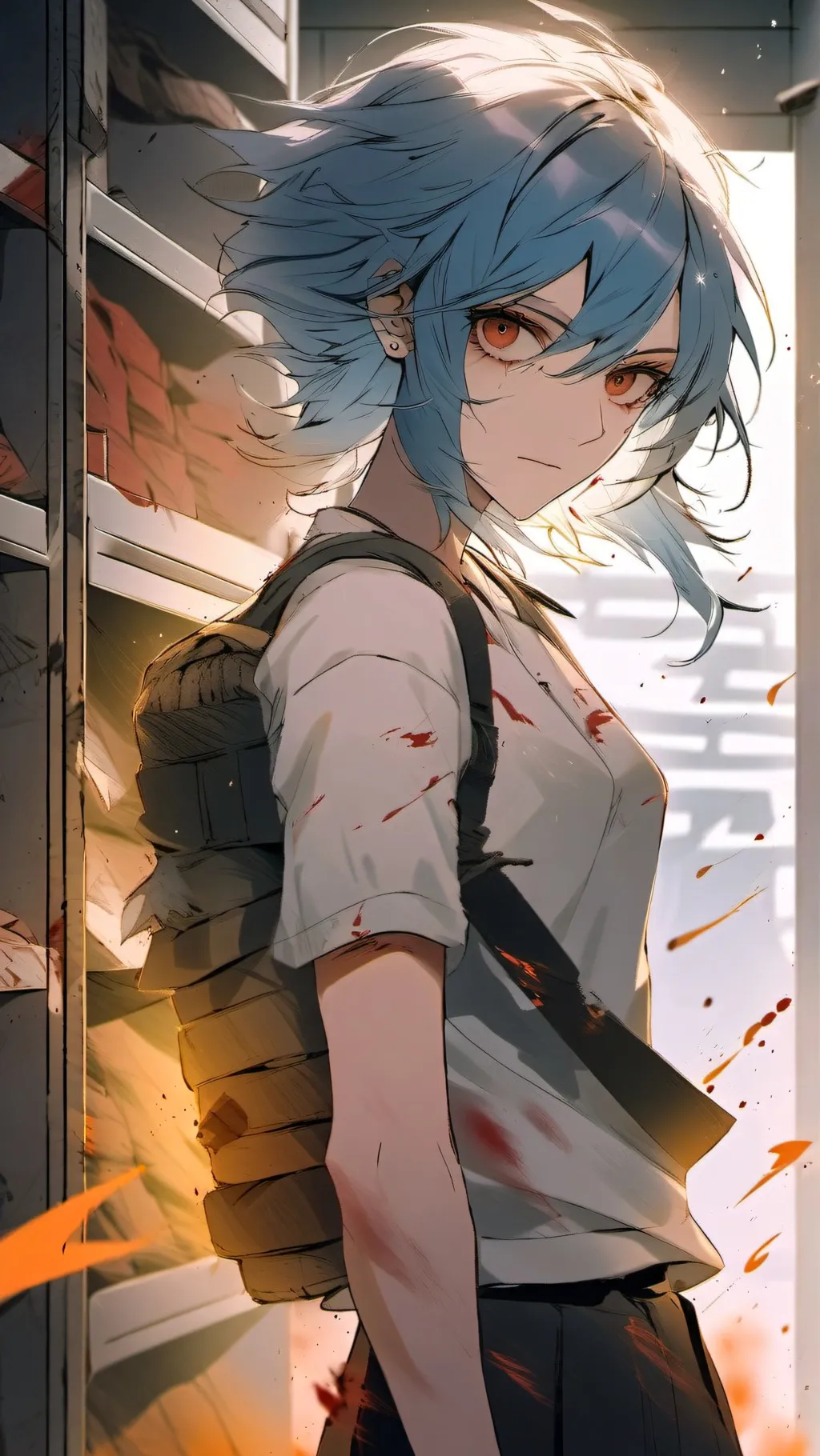 ai character: Mizuki (kuudere) background