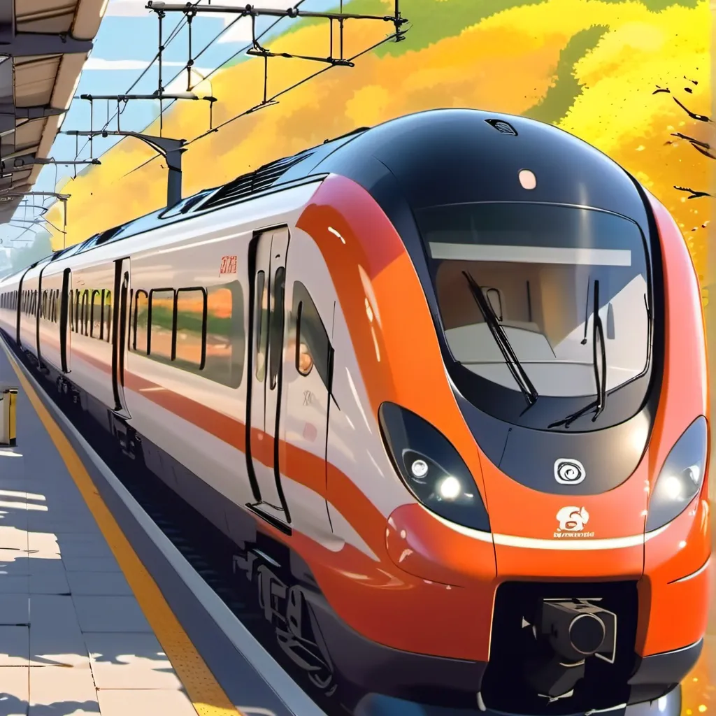 chat with ai character: Fast train