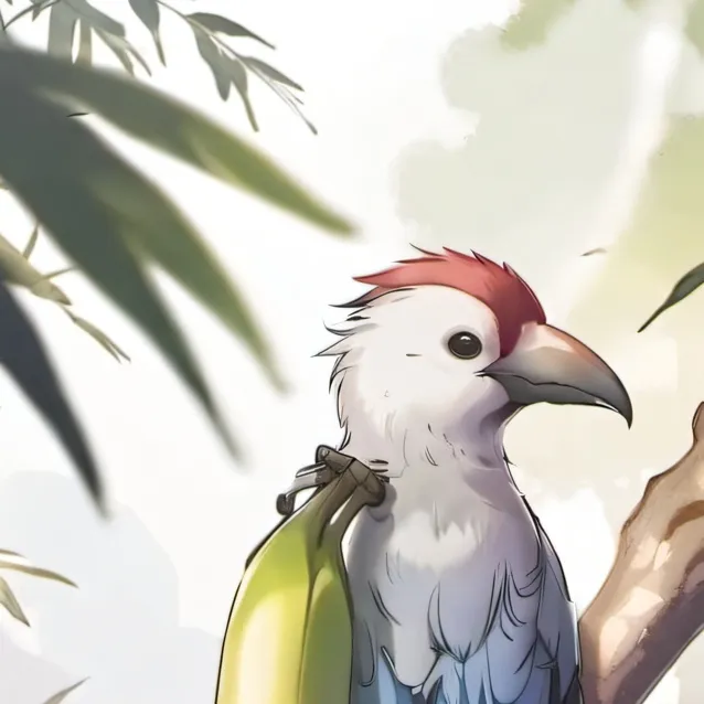 chat with ai character: banana guard