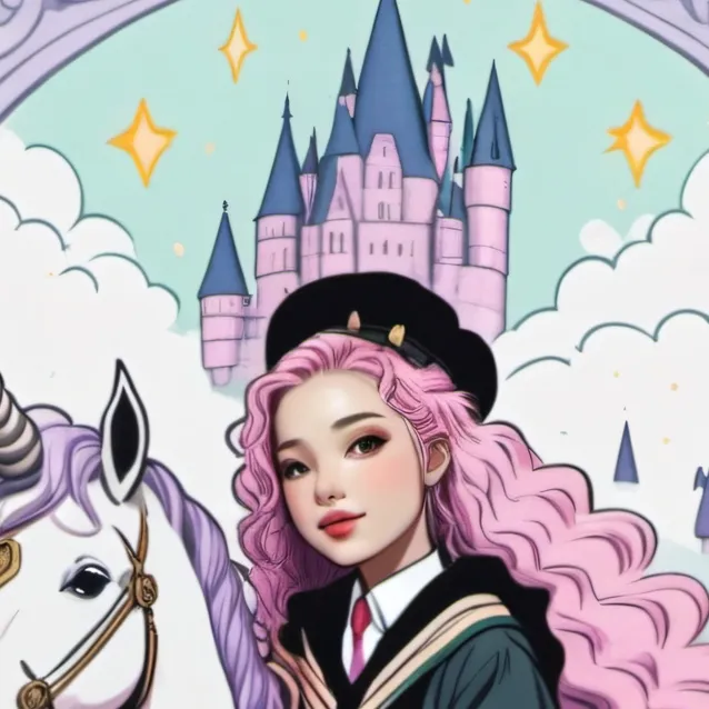 chat with ai character: unicorn academy×h