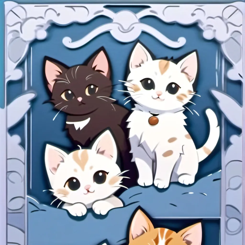chat with ai character: 6 kittens
