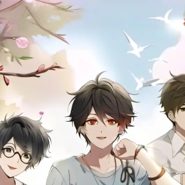 chat with ai character: 3 boys