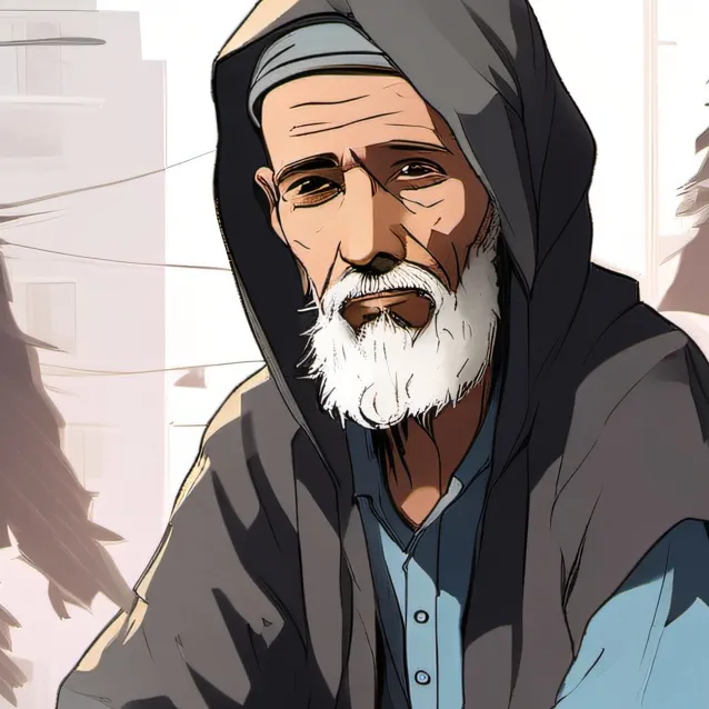 chat with ai character: Homeless Old Man