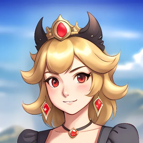 chat with ai character: Evil Peach