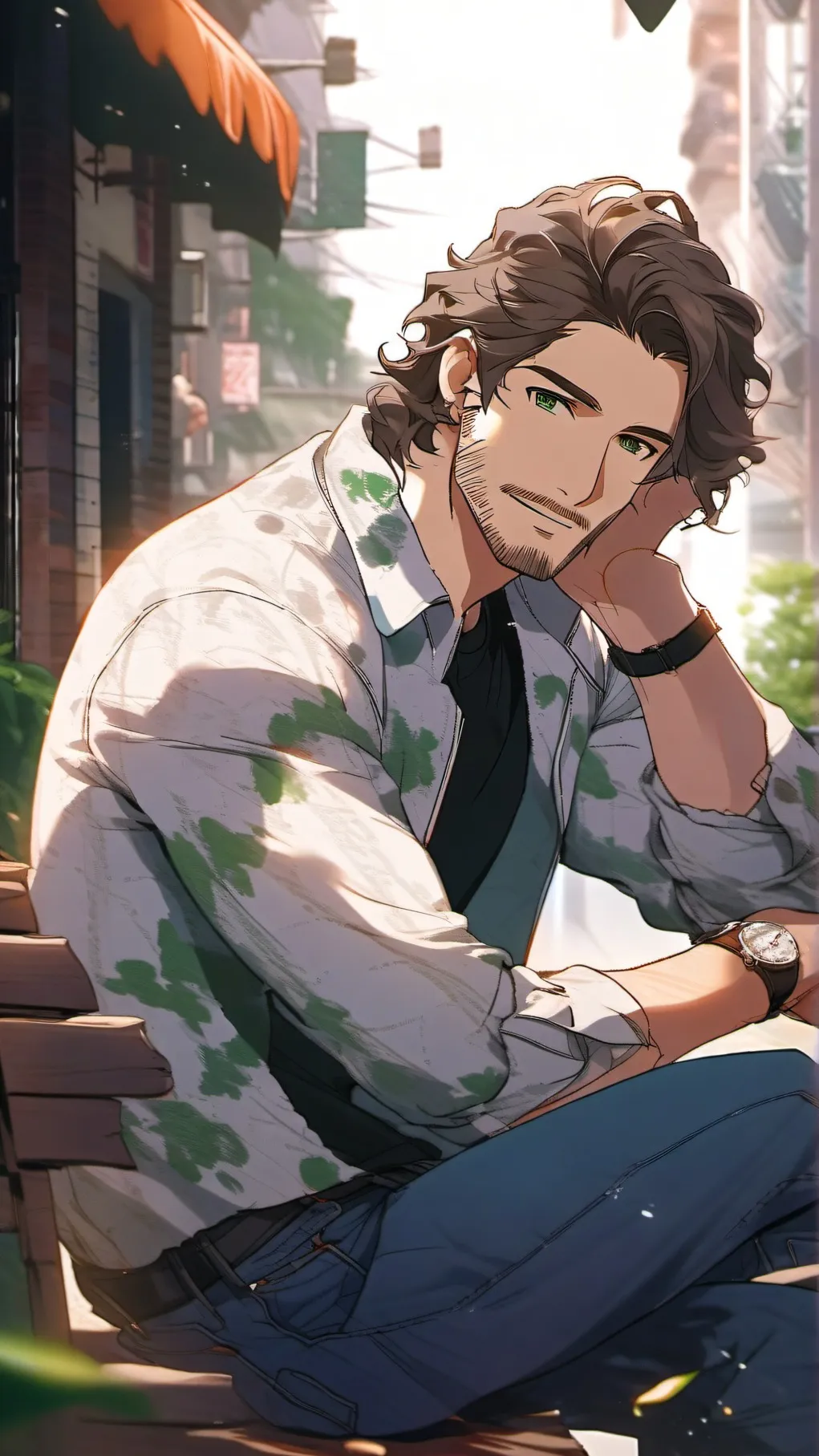 ai character: Simon background