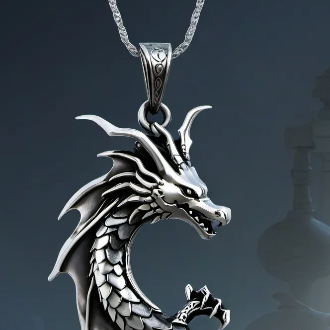 chat with ai character: Dragon pendant 