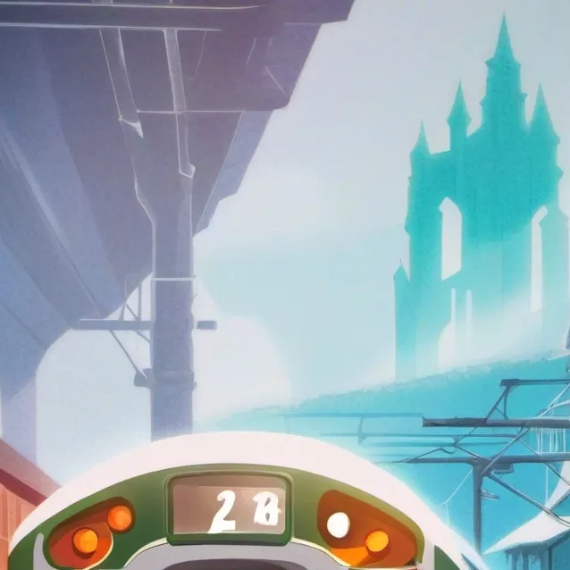 chat with ai character: marta train