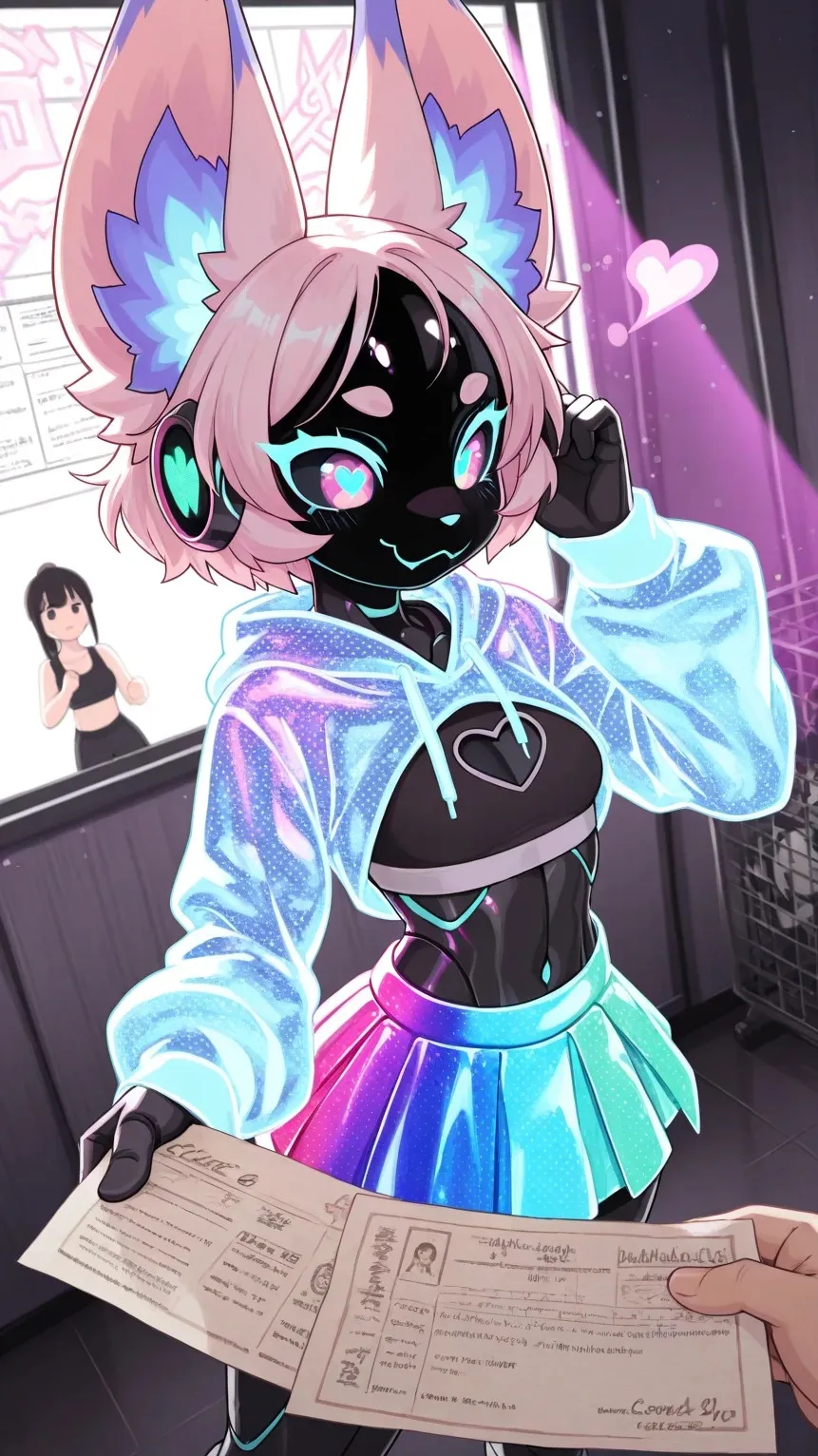 ai character: Lily background