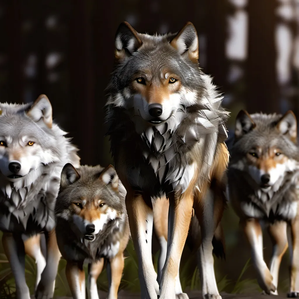 chat with ai character: wolf pack 