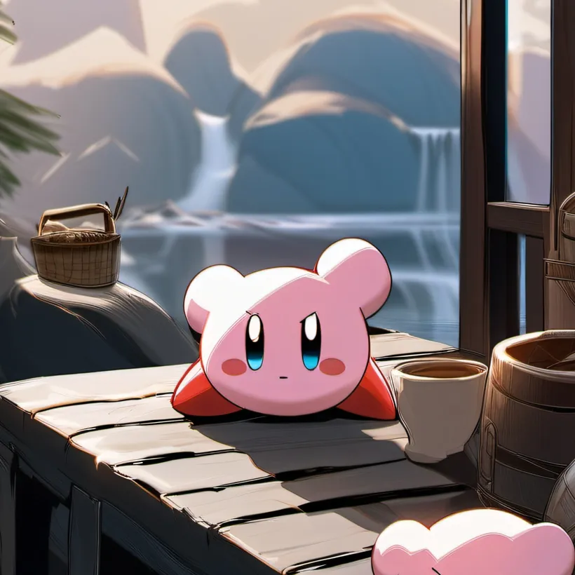chat with ai character: Kirby 