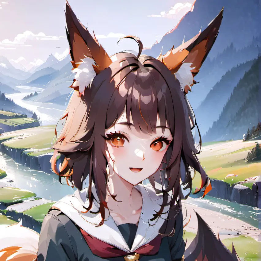 chat with ai character: Fox girl