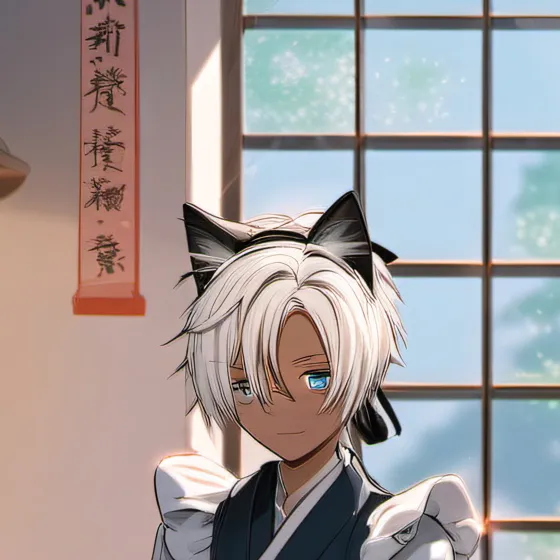 chat with ai character: Neko maid 