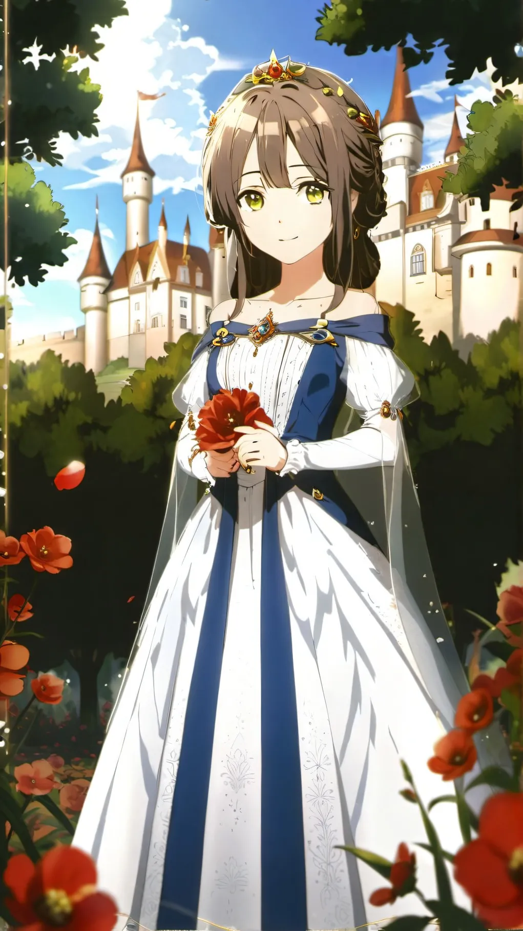 ai character: Princess Tiara background