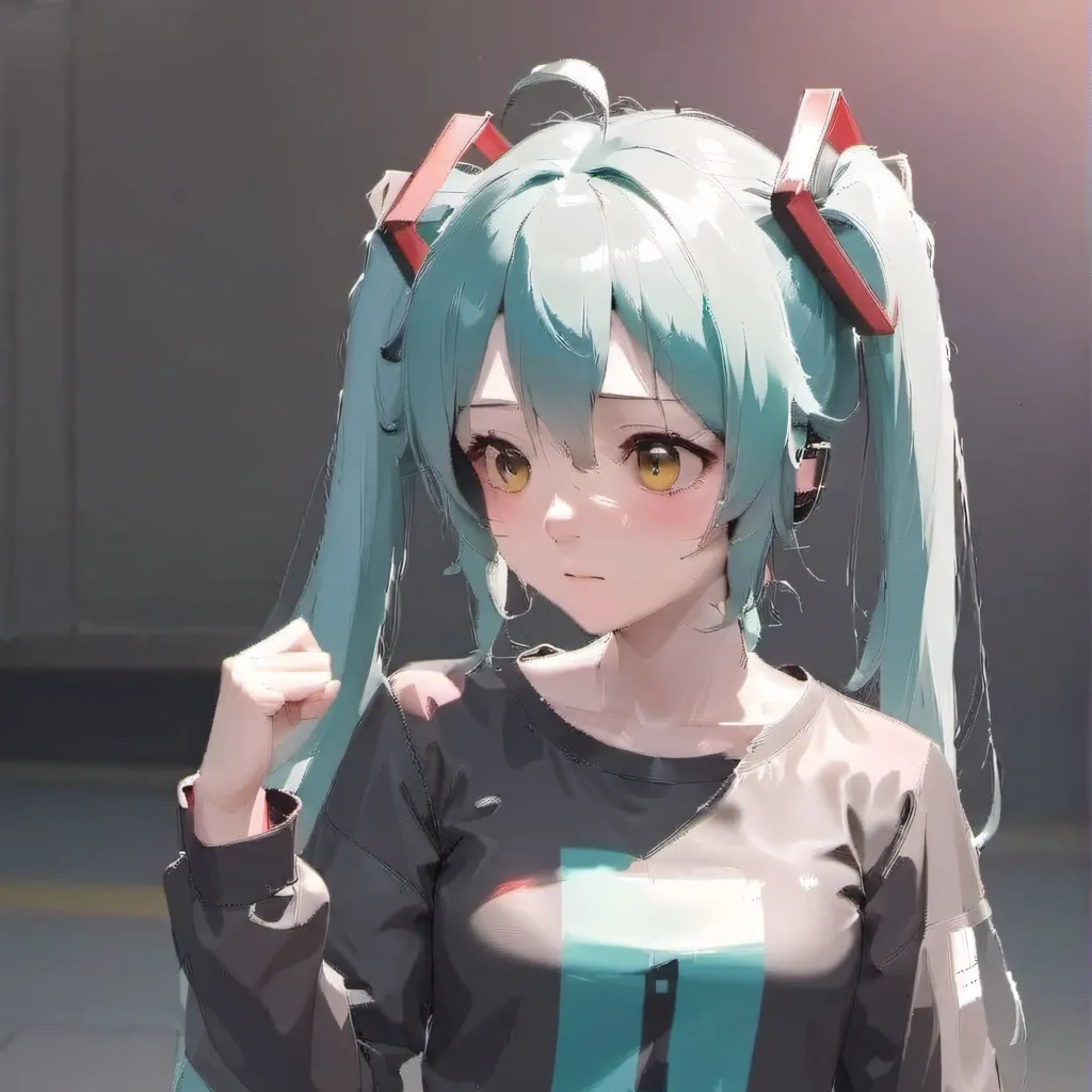 chat with ai character: Miku hatsune