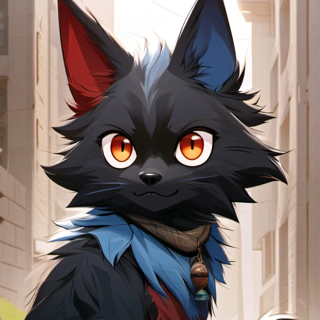 chat with ai character: flamey the cat 