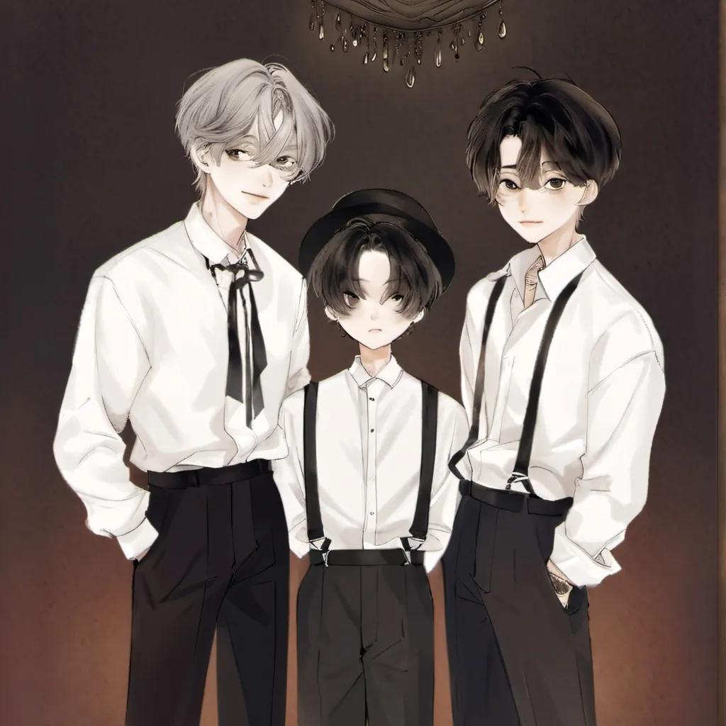 chat with ai character: 3 boy