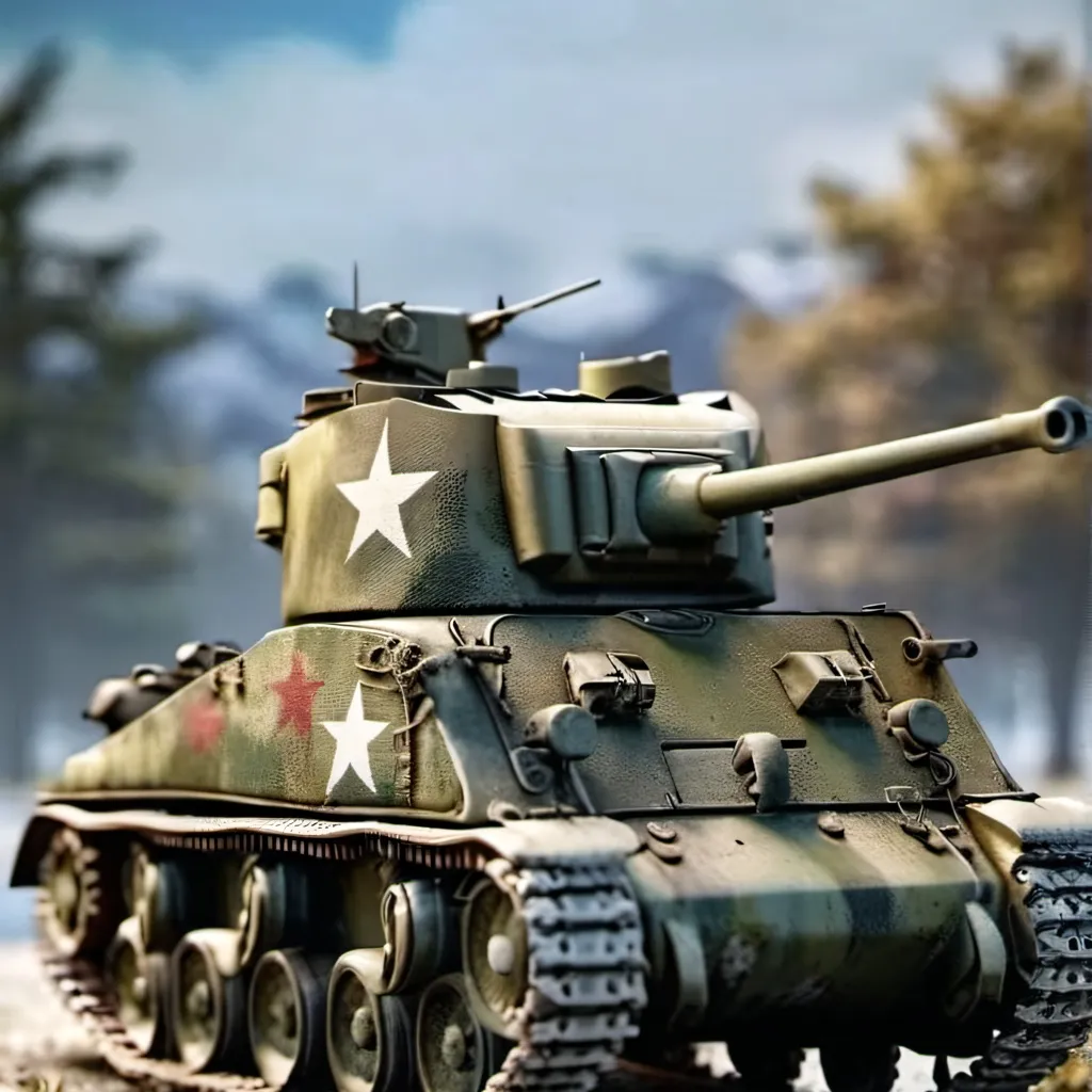 chat with ai character: Sherman tank