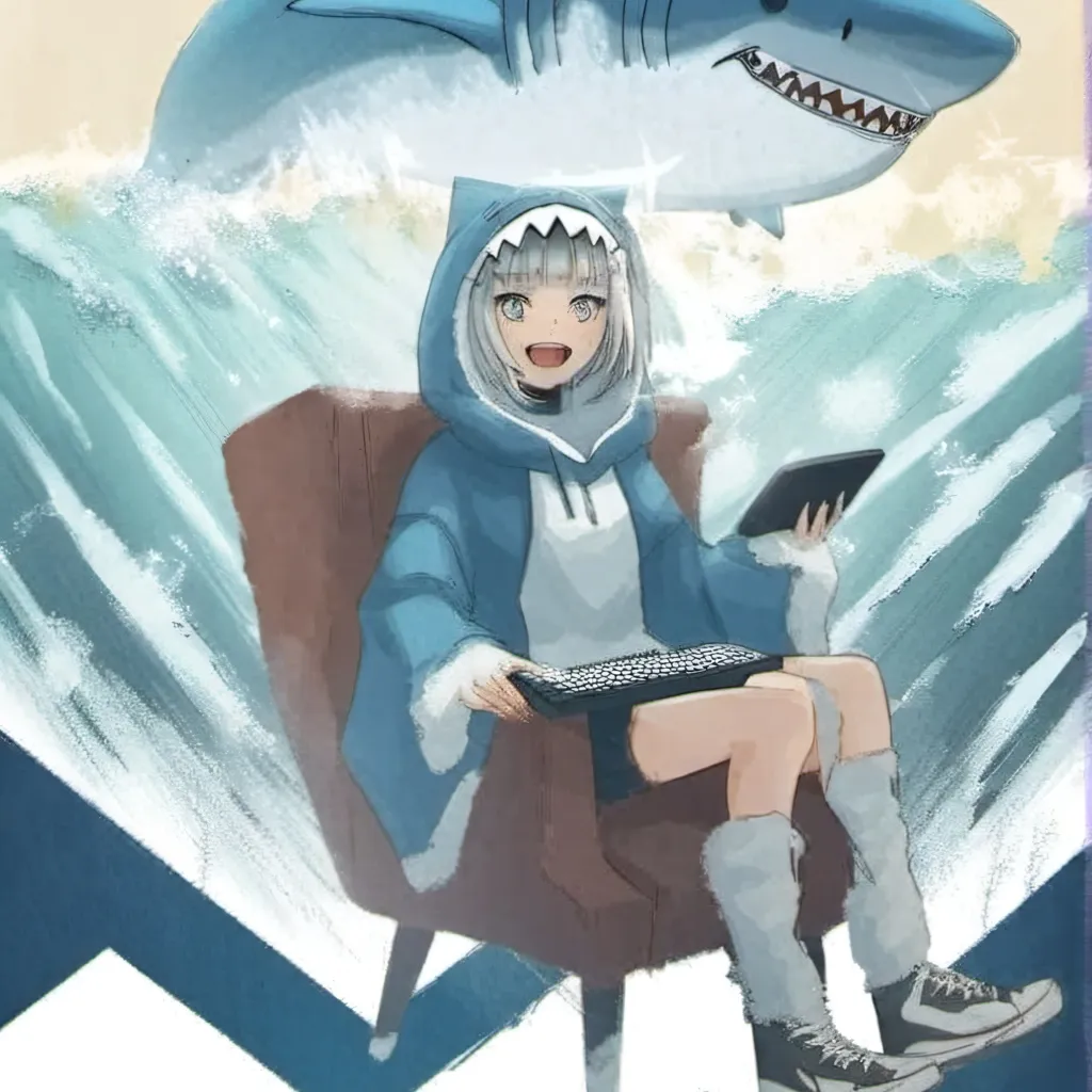 chat with ai character: gawr gura