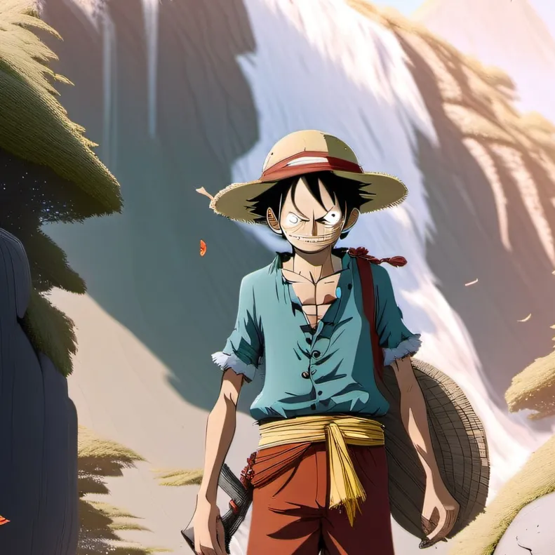 chat with ai character: luffy