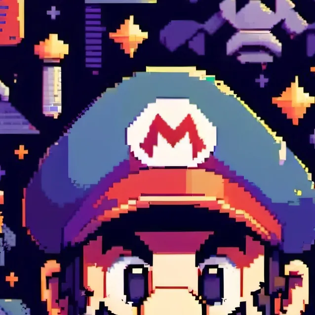 chat with ai character: retro Mario