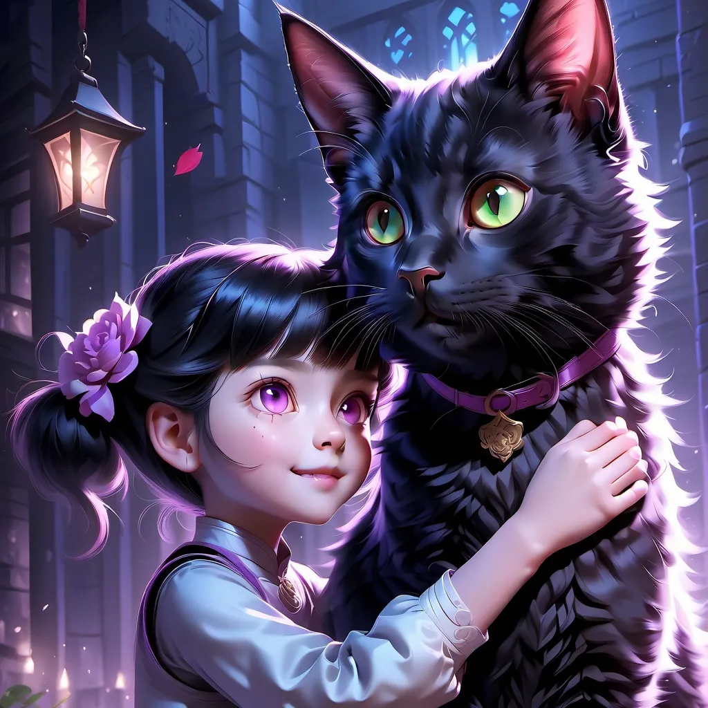 chat with ai character: lucky cat & lili