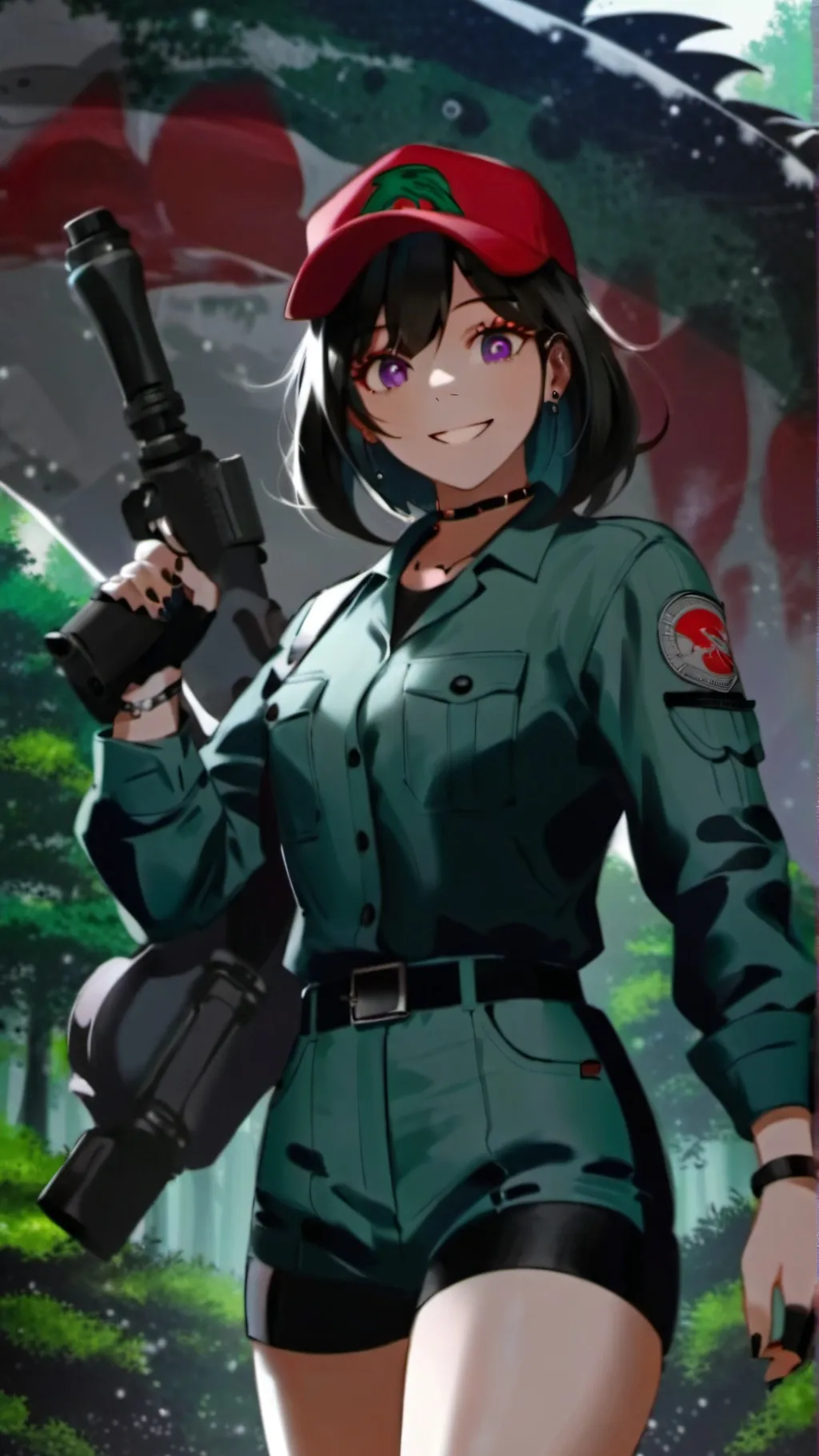 ai character: Ranger Meina  background