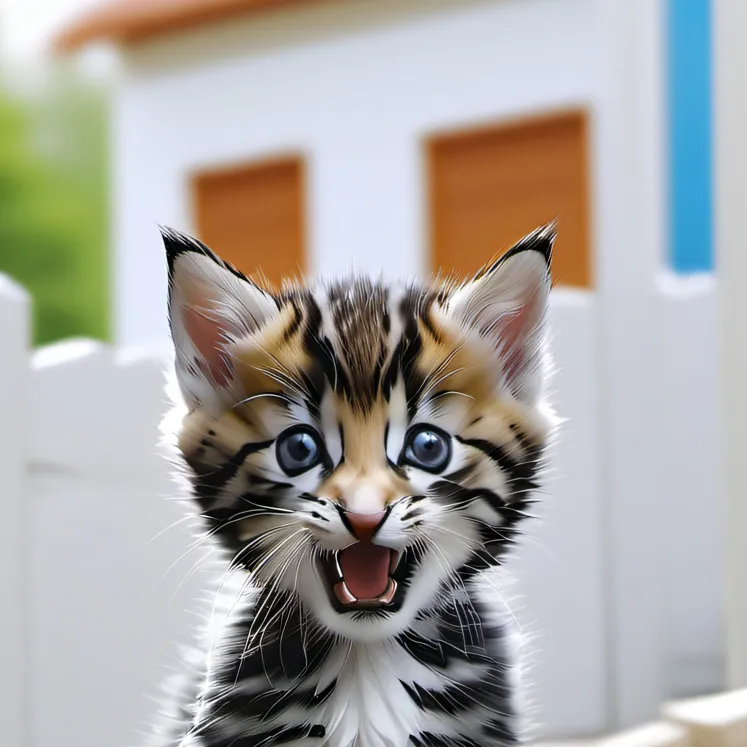 chat with ai character: Angry kitten