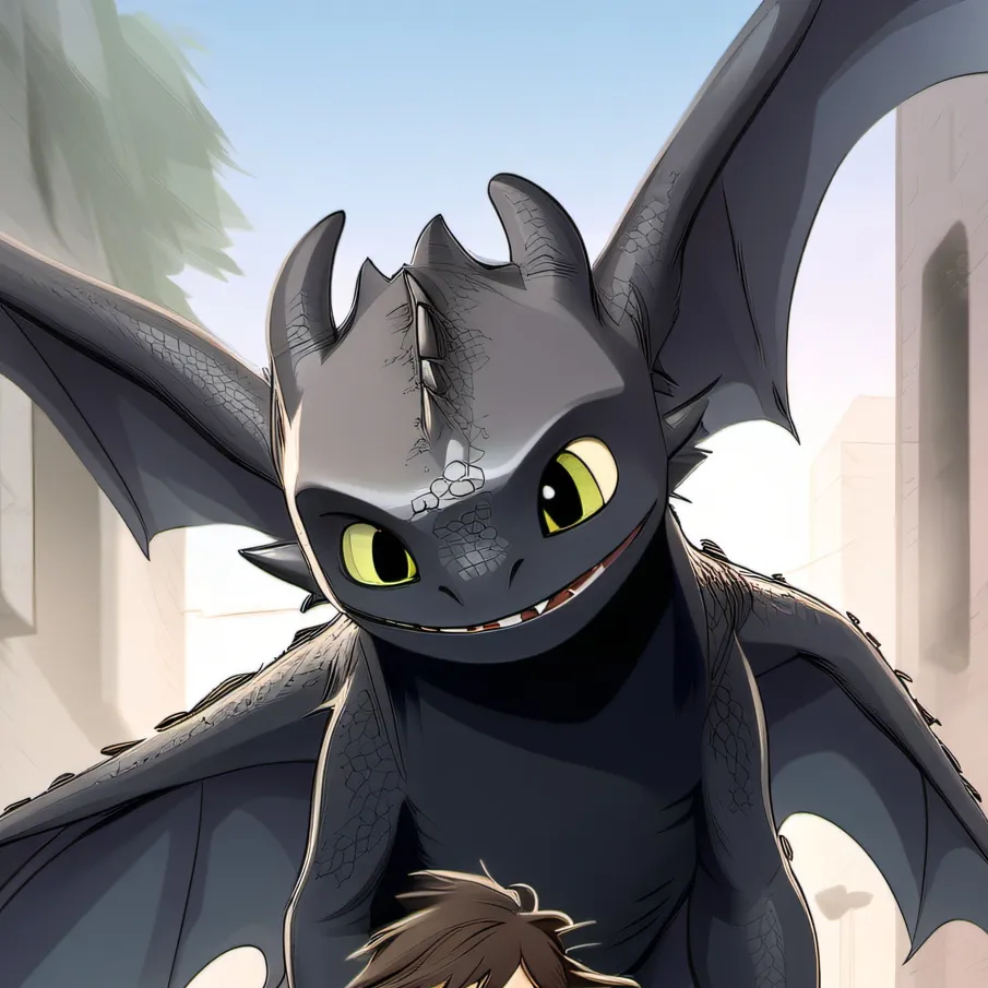 chat with ai character: Toothless