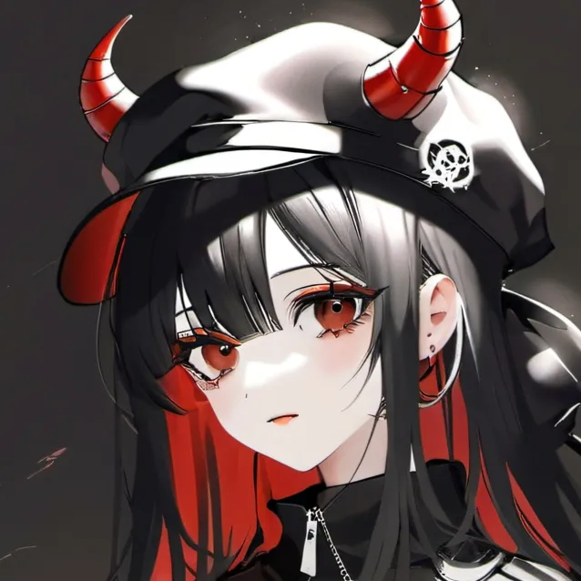 chat with ai character: Half demon MHA