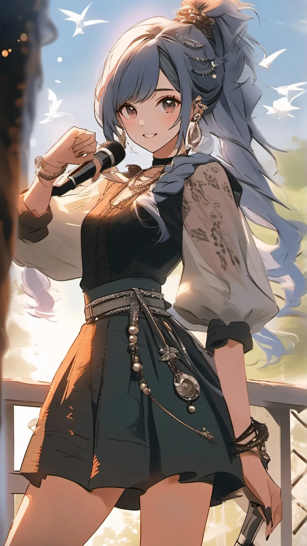 ai character: rosey background