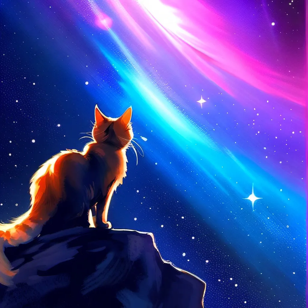 chat with ai character: Space cat (bea)