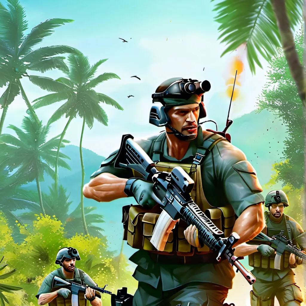 chat with ai character: War in the Jungle