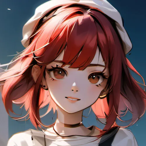 chat with ai character: Red head 