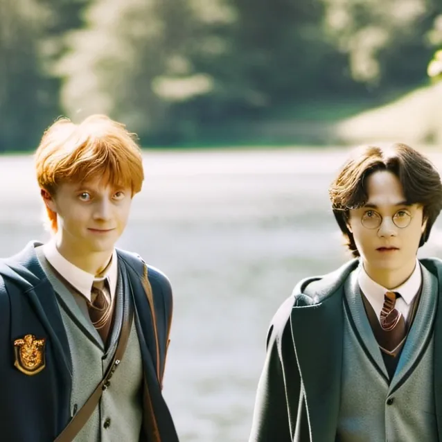 chat with ai character: Ron harry draco 