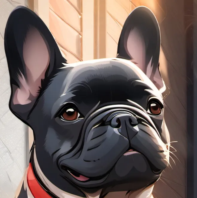 chat with ai character: French bulldog