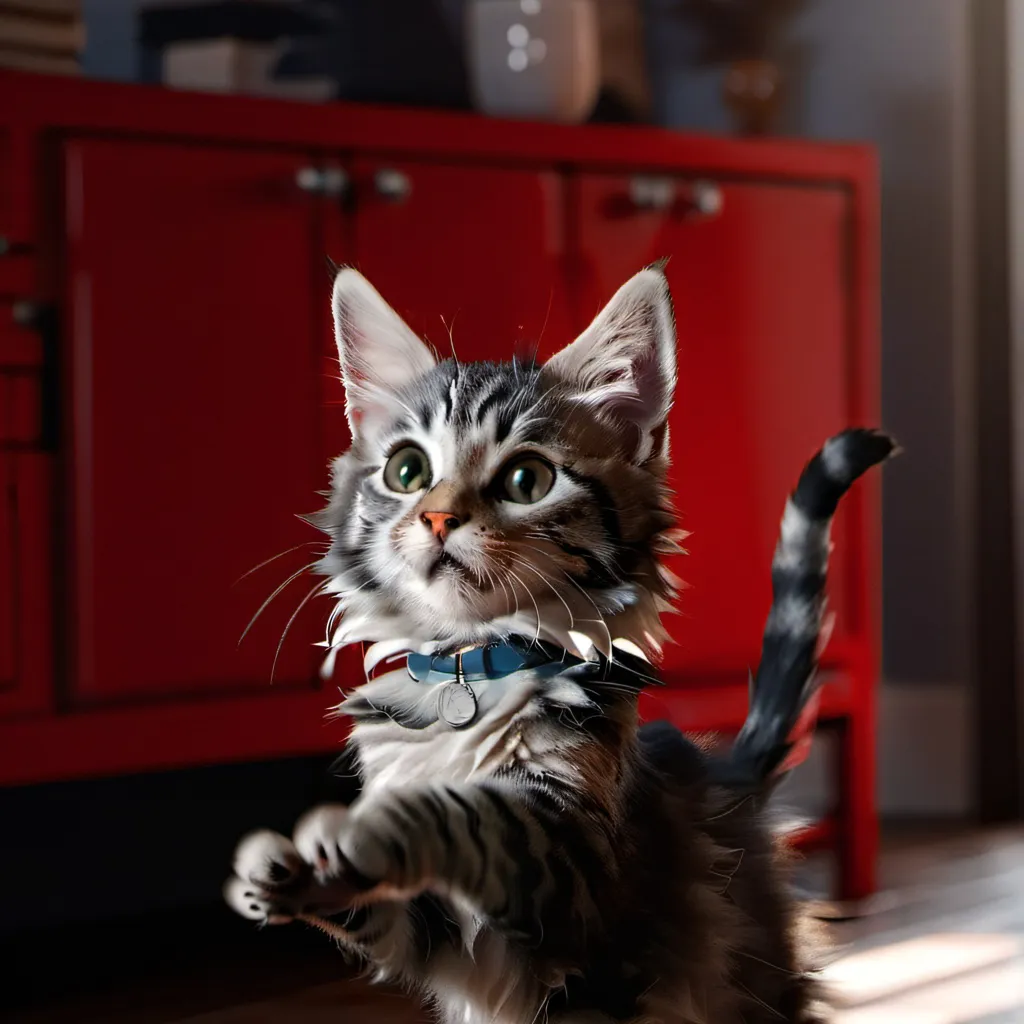 chat with ai character: Twerking kitten