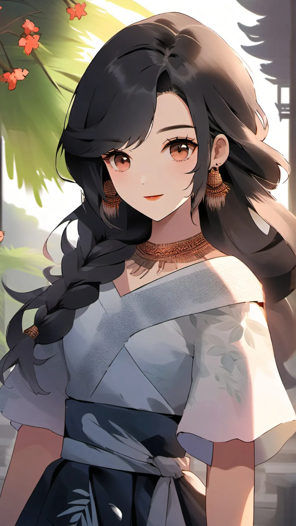 ai character: THIS IS JUST FOR M background