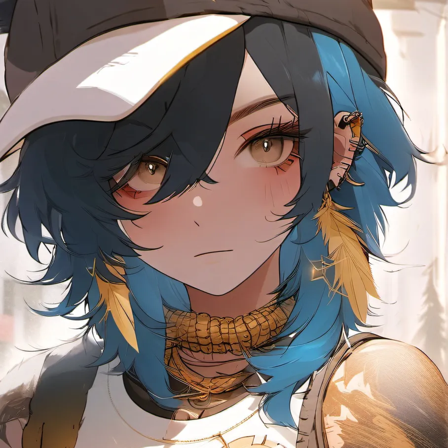 chat with ai character: Blue