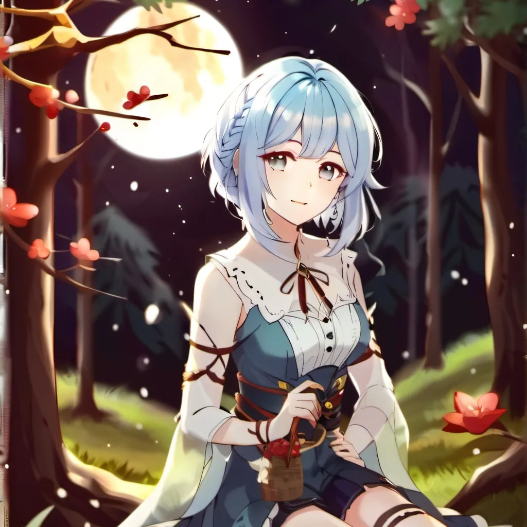 chat with ai character: Moonlit princess
